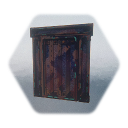 Massive Metal Door With Opening Sequence