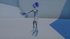 Female Robot Character Protagonist ( sculpture only )   3.0