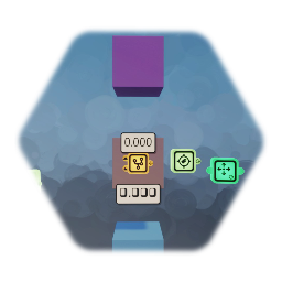 Self resetting vertical slider