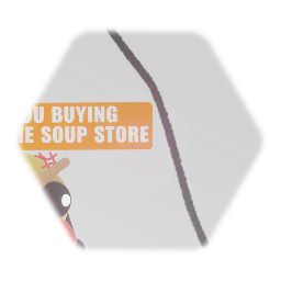 WHY ARE YOU BUYING CLOTHES AT THE SOUP STORE!