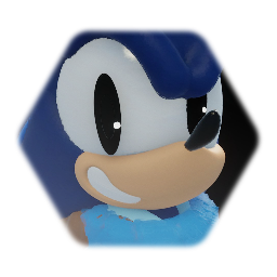 Sonic - Sonic and the 3 Red-Rings Model