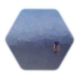 Purple desert flower