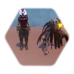 Character and enemy models