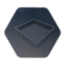 Ashtray - Gray Plastic