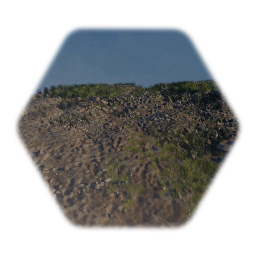 Detailed Rocky and Grassy Ground Tile