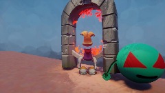 Level 6 Rayman saves stretchy ball