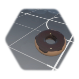 Chocolate covered doughnut