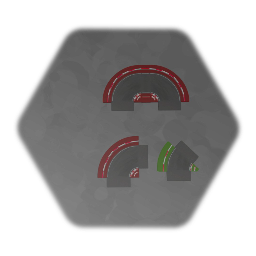 Super GP 180°/90°/45° Small Right Enhanced Snap Points