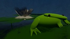 Kid's drawing - frog