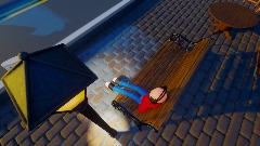 waiting at the bus stop