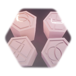 Hex Plinth circle/square