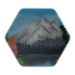 Bob Ross style painting