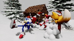 Sonic  Christmas render