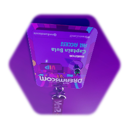 The Zula Patrol #DreamsCom21 Lanyard Template (3D)