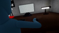 Blank puppet gets distracted