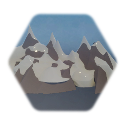 Snowy Rocky Peaks, Large