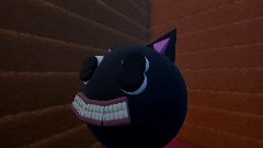 Cartoon cat apparition comix