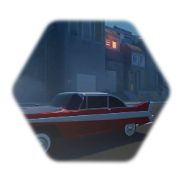 Drivable 1958 Fury Christine Classic Car in The  Street