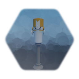 Orange Knight Helmet