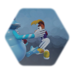 Rayman Accidentally Punches Globox