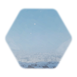 Snow landscape large