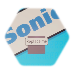 Sonic Character background  template