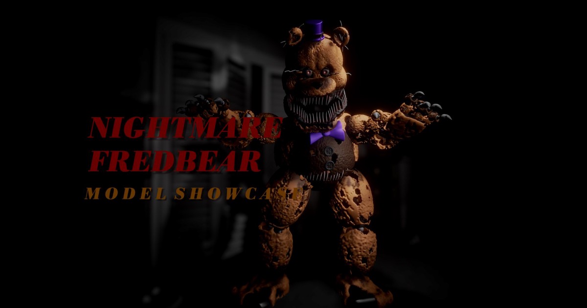 Real Nightmare Fredbear Animatronic Showcase 