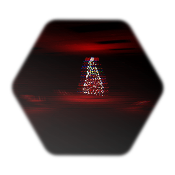 <pink>Christmas tree room