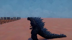 Godzilla: King of the kaiju's: early prototype