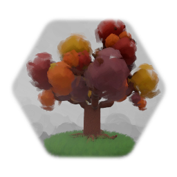 Fluffy Fall Tree