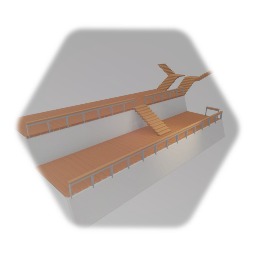 Dontonbori style  riverside walkway