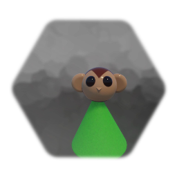 Old Fashion Monkey Toy Unexciting Asset Jam Template