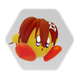 Korone as a Kirby