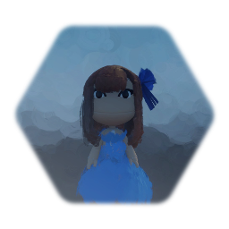 Sackgirl - Blue dress