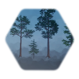 Realistic Pine Tree Collection