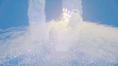 Cloud chime. Angel. Sky walk on stars