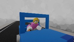 Asgore truck gif but bluudud gets ran over