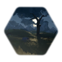 Desolate Mountain Range