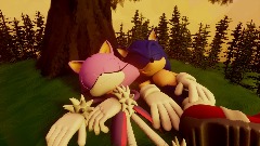 A Cat and a Hedgehog sleeping under a tree