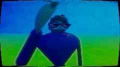 Buff Man Vs Sacry No Face Robot