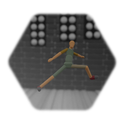 Combinable Moves Dance Puppet with Music and a Stage WIP