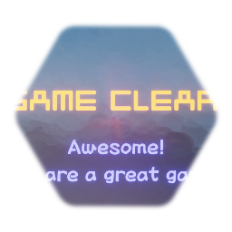 Game Clear Message