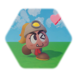 Paper Mario - Goombella Playable