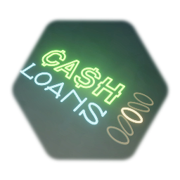 Neon Sign - Cash Loans