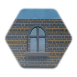 Mur avec fenêtre en Pierre