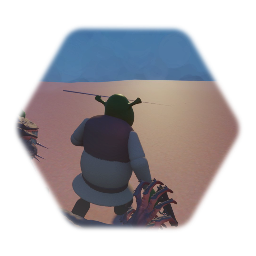 Shrek against monsters