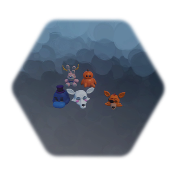 Some haunted playhouse decorations