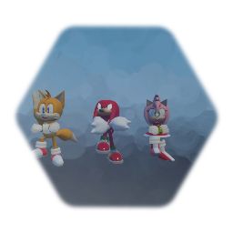 Sonic characters do the Henry stickmin distraction dance