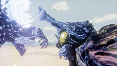 Emperor Anguirus vs Emergent Megalon.