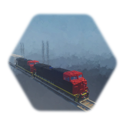Highball railroad Freight Train